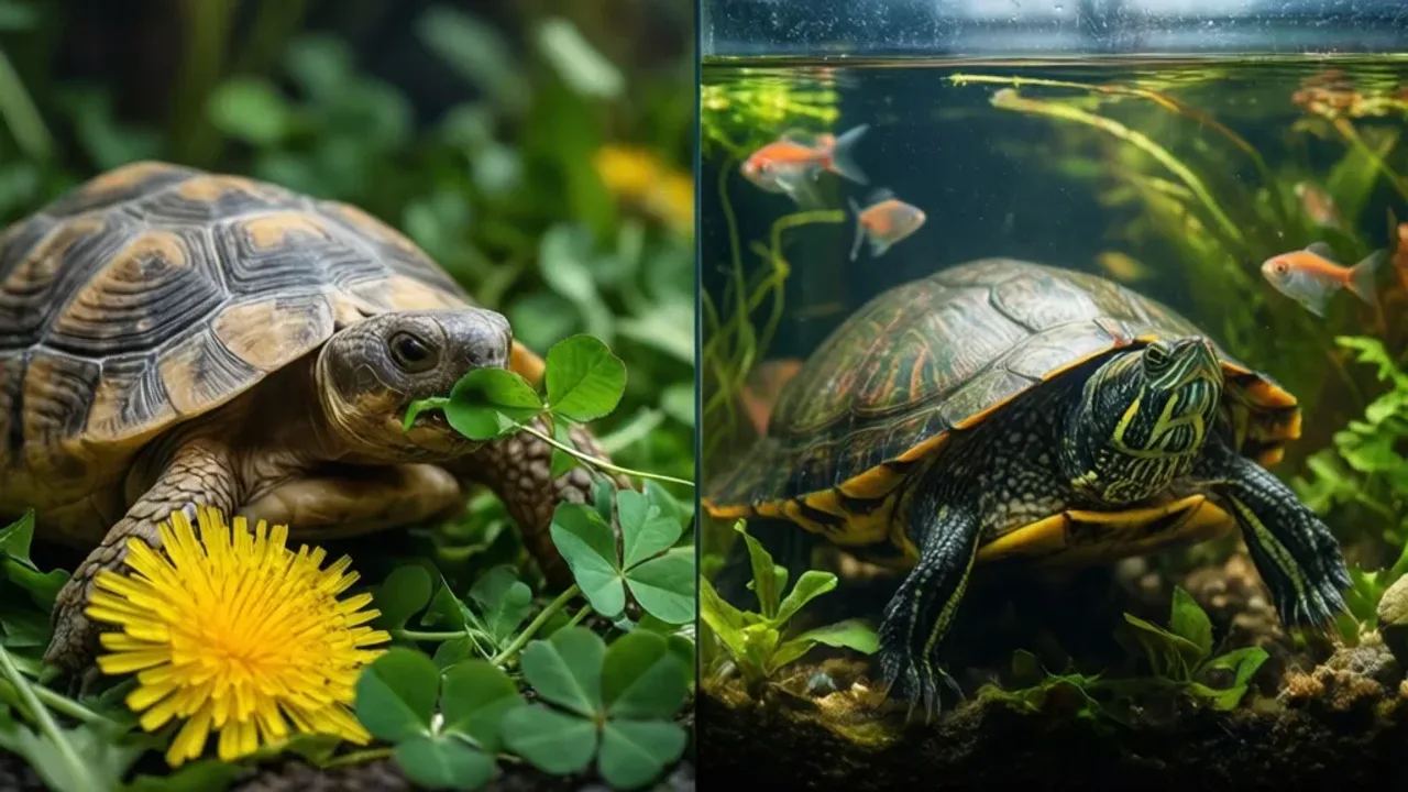 Co jedzą żółwie? Praktyczne żywienie żółwia lądowego i wodnego