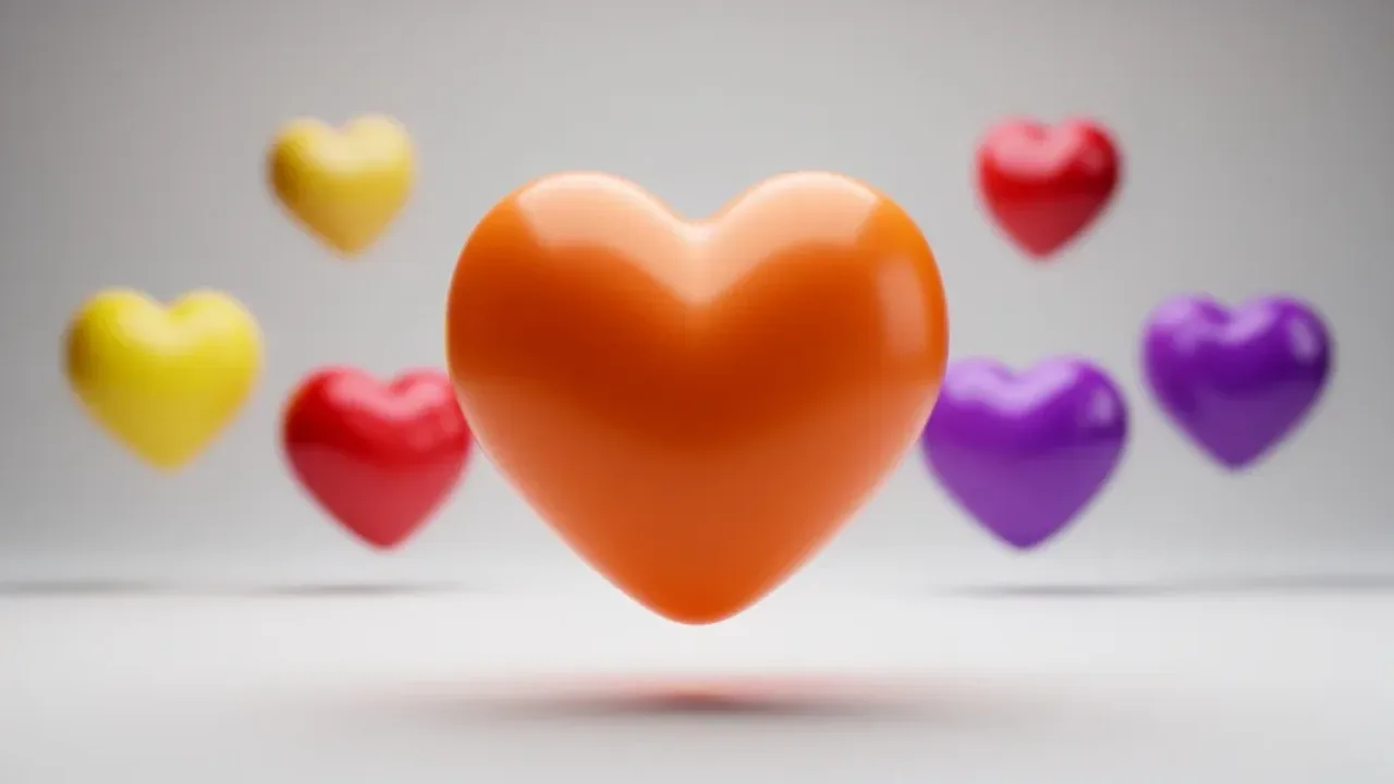 Co oznacza pomarańczowe serce (🧡)? Znaczenie emoji i kolory serc
