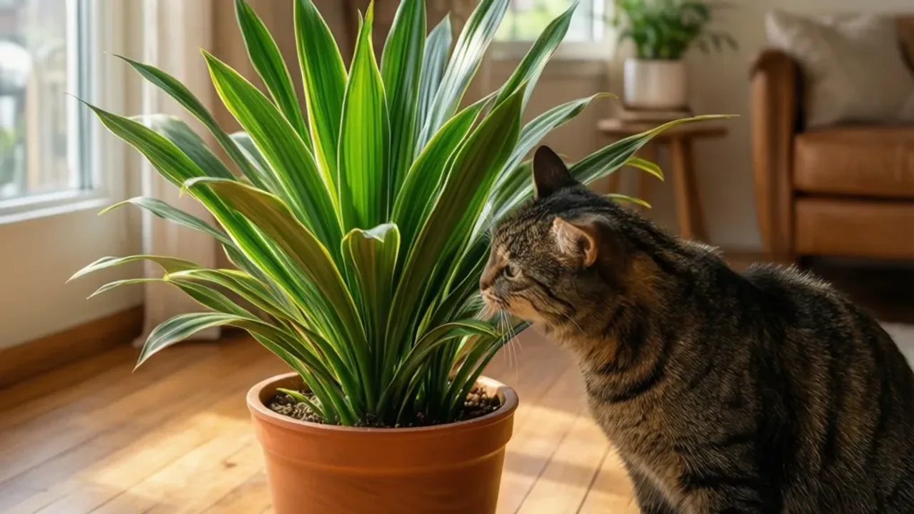 Dracena czy jest trująca dla kota? Poznaj objawy zatrucia u kotów