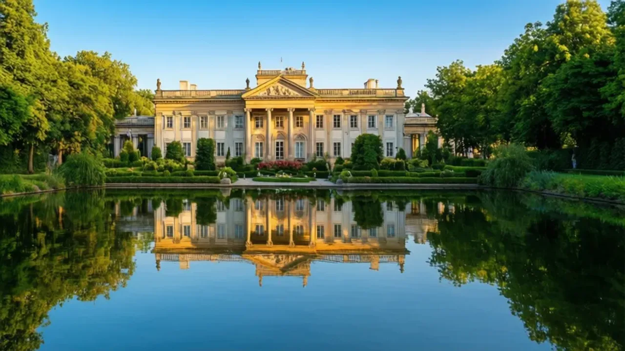 Łazienki park w Warszawie: Łazienki Królewskie, Pałac na Wyspie i Chopin