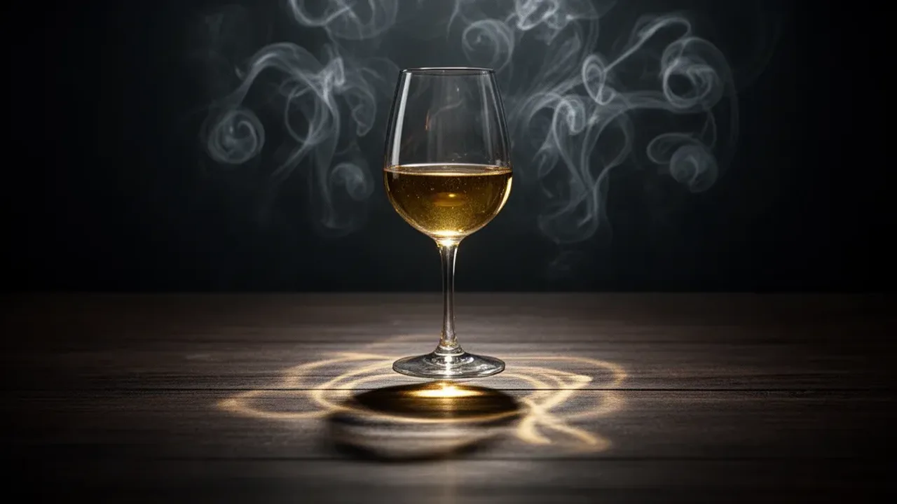 Sennik alkohol: interpretacja snów i symbolika sen o alkoholu Symboliczna grafika koncepcyjna przedstawiająca interpretację snów według sennik alkohol.